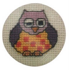 Knap Badges kit ugle